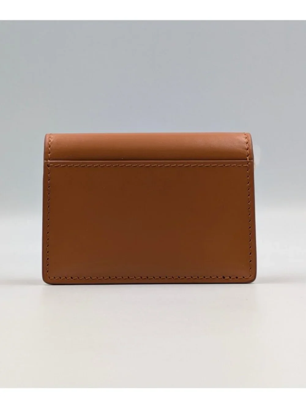 Burberry Amber Coin Purse Calfskin Wallet Deep Russet 8104696
